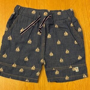 Lilly & Sid Nautical Print Kids Shorts